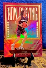 2023-24 Panini Hoops SSP Now Playing HOLO Jaime Jaquez Jr. Rookie #30 Miami Heat