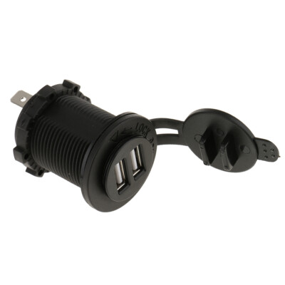 Boote Auto Wasserdicht Dual USB Ladegerät Steckdose 12V 4,2A Panel Mount