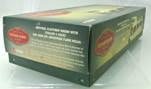 Corgi 80002 Sentinel Platform Wagon Trailer & Sacks - Paul Bros Ltd Homepride - Picture 10 of 13