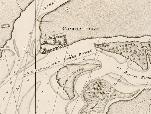 1778 Karte von Charleston South Carolina und Hafen - Bild 3 von 4