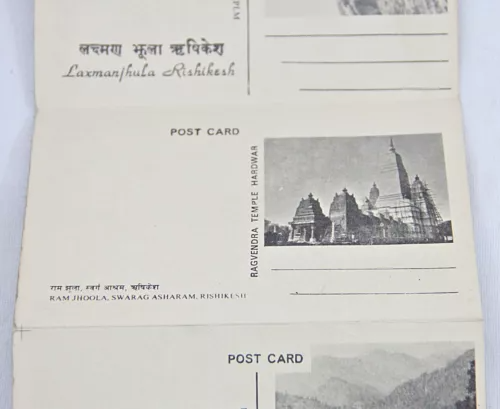 Spiritual Journeys in Print- 4 Pcs Set Old Litho Pint Postcards of Holy Places - Picture 7 of 24