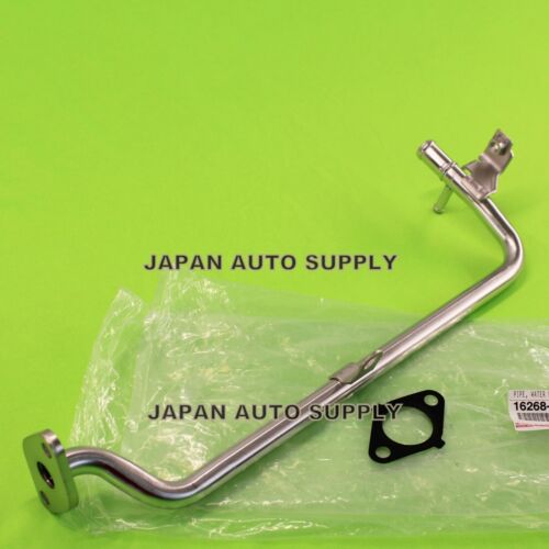 GENUINE TOYOTA 05-15 Tacoma 2.7L WATER BYPASS METAL PIPE w/ GASKET 16268-75112 - Picture 1 of 8