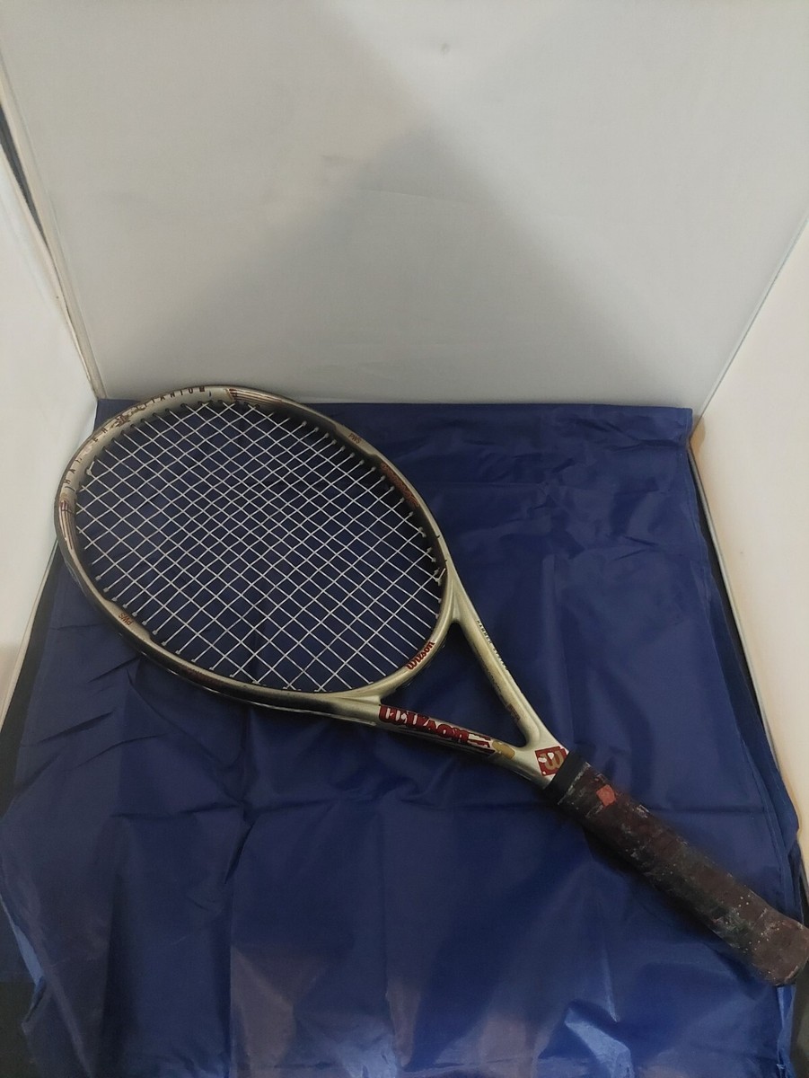 Wilson Hammer 6.4 Tennis Racquet Power Holes Stretch