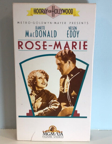 Rose-Marie (VHS 1988) Jeanette MacDonald Nelson Eddy B&W 1936
