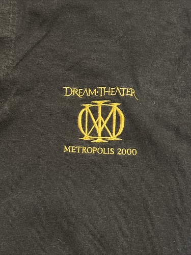 DREAM THEATER VINTAGE METROPOLIS 2000 TOUR CREW MEMBERS SHIRT PORTNOY RARE!!!
