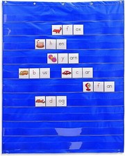 Learning Resources Standard Pocket Chart, 1 Count Pack of 1 , Multi-color