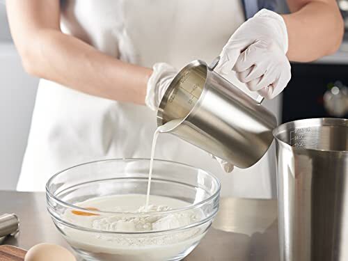 16oz/500ml Stainless Steel Measuring Cup w/ Handle Metal Baking Cooking Pitcher - Picture 3 of 7