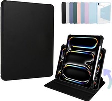Case for iPad Pro 13-inch M4 2024 Multi-Angle Viewing Protective Stand Cover