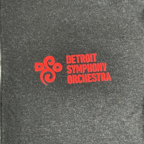 Bella Canvas Hoodie Adult XL Black Zip Sweatshirt Detroit Symphony Orchestra - Picture 3 of 11
