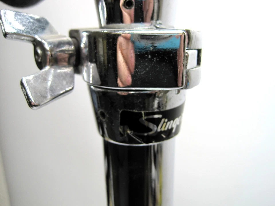 Antigo suporte de lança de prato Slingerland resistente se estende até 7 pés - Imagem 2 de 4