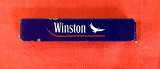 Encendedor WINSTON Vintage Electrónico Delgado Rectangular Forma de Palo Delgado Metal Azul