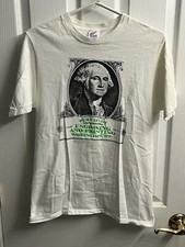 Vintage 90s Bureau Of Engraving And Printing Museum Shirt Mens Size M 90s Money