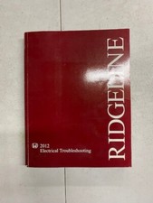 2012 Honda Ridgeline Factory Shop Electrical Troubleshooting SKU14