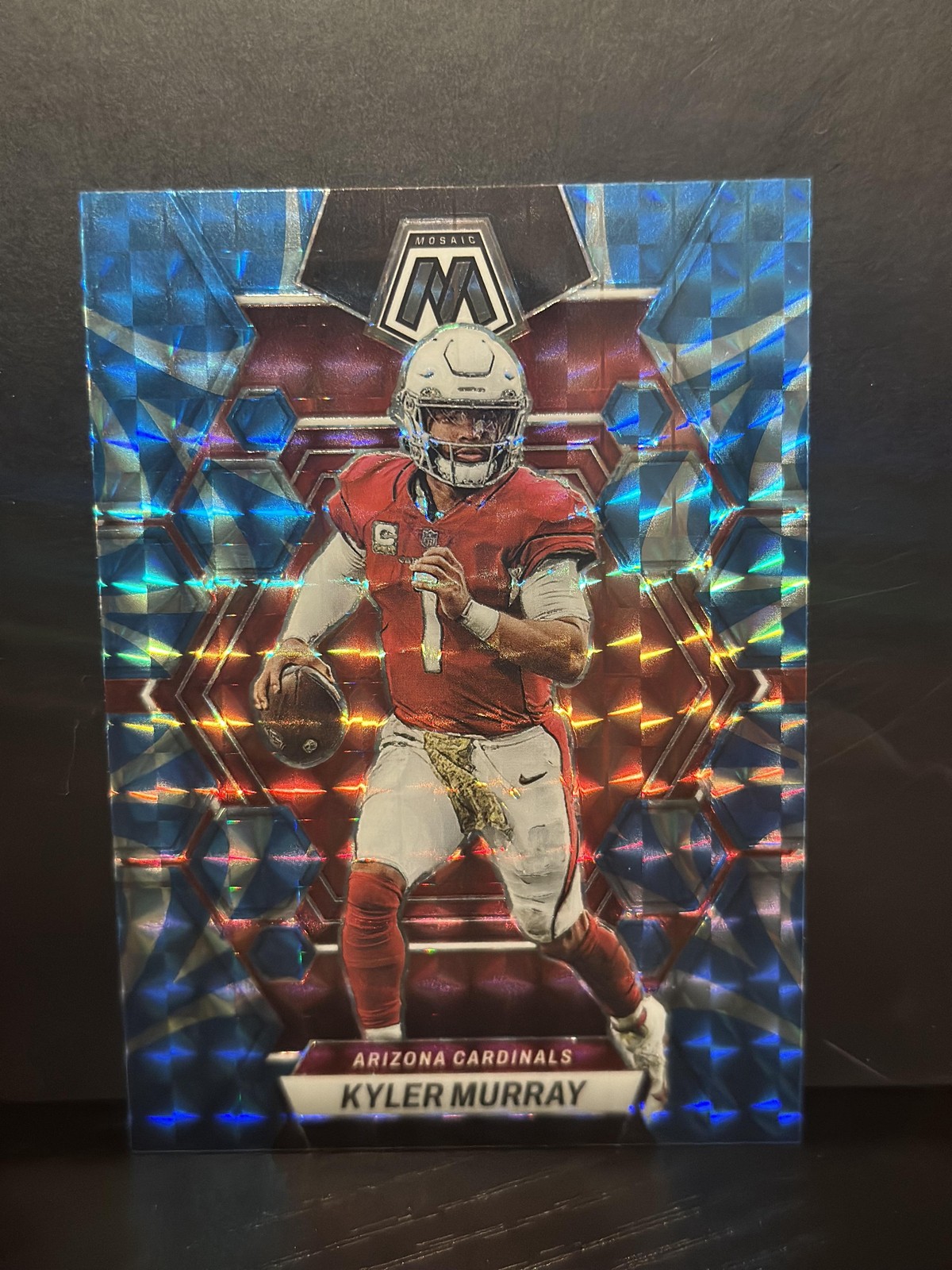 2023 Panini Mosaic #1 Kyler Murray Reactive Blue Mosaic