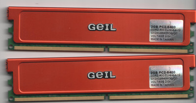 GeIL Ultra 4GB DDR2-800 Dual-Channel-Kit (2x 2GB) | CL4-4-4-12