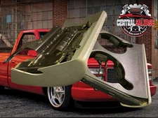 1988-1994 OBS Chevy Trucks Gray Pull Out Dash Dual Cup Holder P/N V67416 OEM