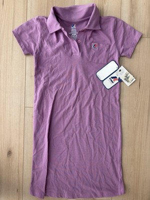 K-Way Girls Size 10 Purple Polo Dress - NWT