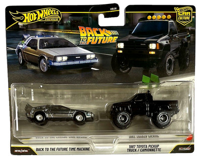 Hot Wheels DMC DeLorean Toyota Pickup Truck 1:64 Modellauto Back to the Future