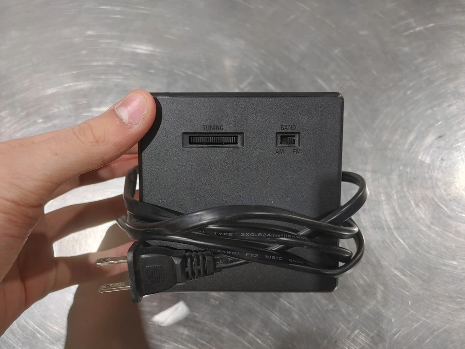 Good Condition Sony Alarm Clock Radio Model ICF-C1 Tested Working Black - Image 2 of 4