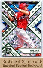 2018 Panini Elite Extra Edition #166 Eric Cole /49 Status Die Cut Emerald