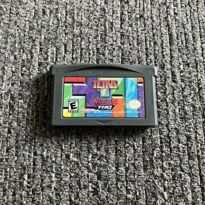 Tetris Worlds Nintendo Game Boy Advance GBA THQ TESTED WORKS AGB-ATWE-USA-1