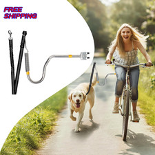 Heavy Duty Dog Bike Leash Attachment Hands Free Dog Bicycle Leash for Riding NEW
