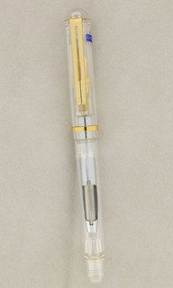 Never Inked 1980 90s Pilot Crystal Demonstrator F Nib Fountain Pen NO RESERVE