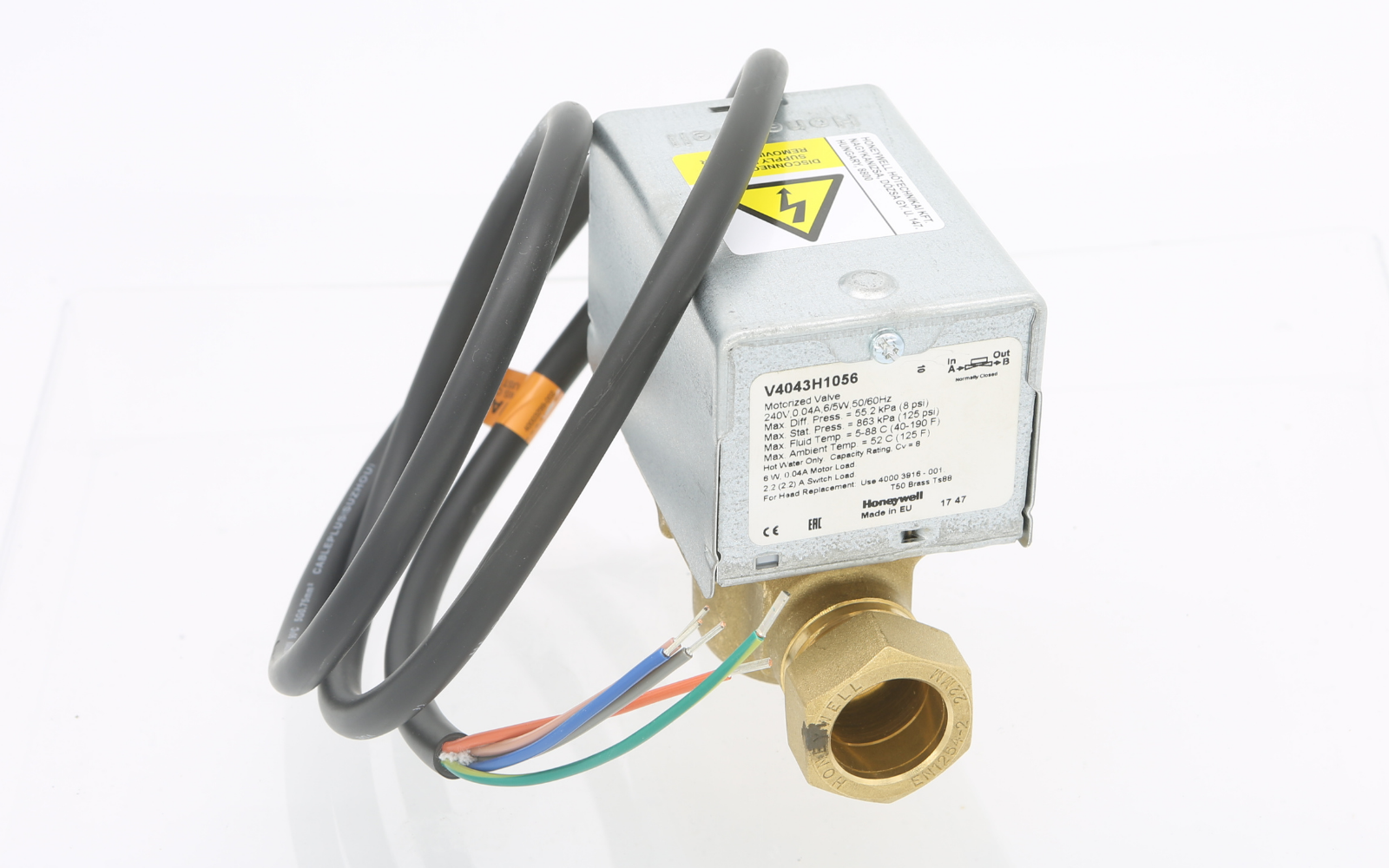 Honeywell Home V4043H 1056 - 2 Port Motorised Zone Valve 22mm V4043H1056 (272848