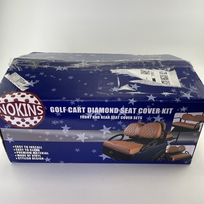 NOKINS Golf Cart Diamond Seat Covers Kit, Fits Club Car Precedent Standard