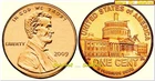 USA 2009 US PRESIDENT ABRAHAM LINCOLN WASHINGTON STATES NEW CENT PENNY COIN UNC