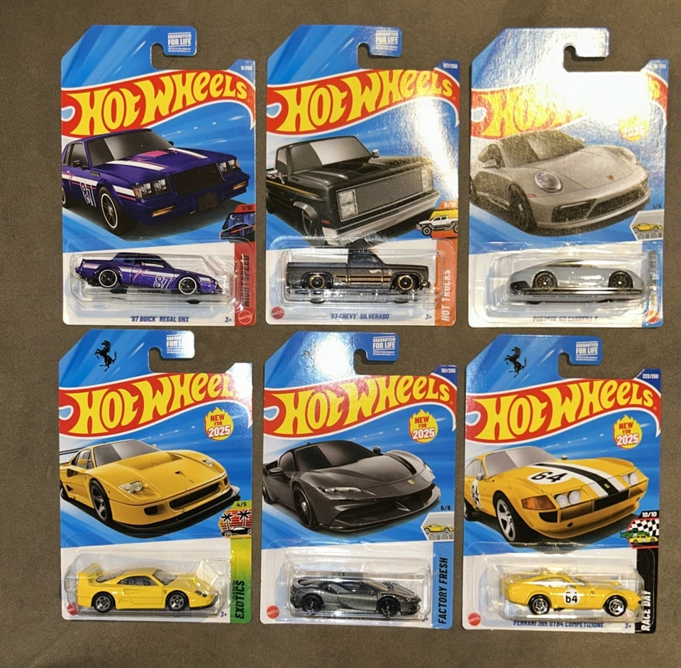 2026 风火轮 (6)- '87 BUICK REGAL TH、SILVERADO、FERRARI、PORSCHE 911 — 第 2/3 张图片