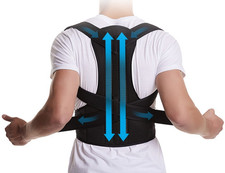 Correttore Posturale Schiena Spalle Regolabile – Tutore Fascia Ortopedica Unisex