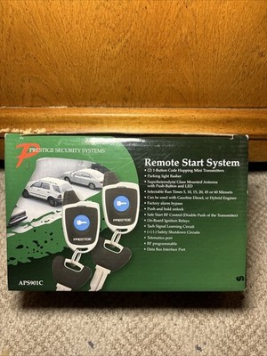 Prestige Security Remote Start System APS901C Audivox