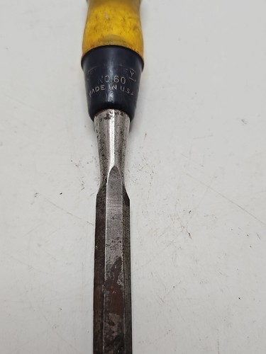 Stanley No. 60 Holz Stechbeitel Vintage gebraucht 1/2" - Bild 3 von 6