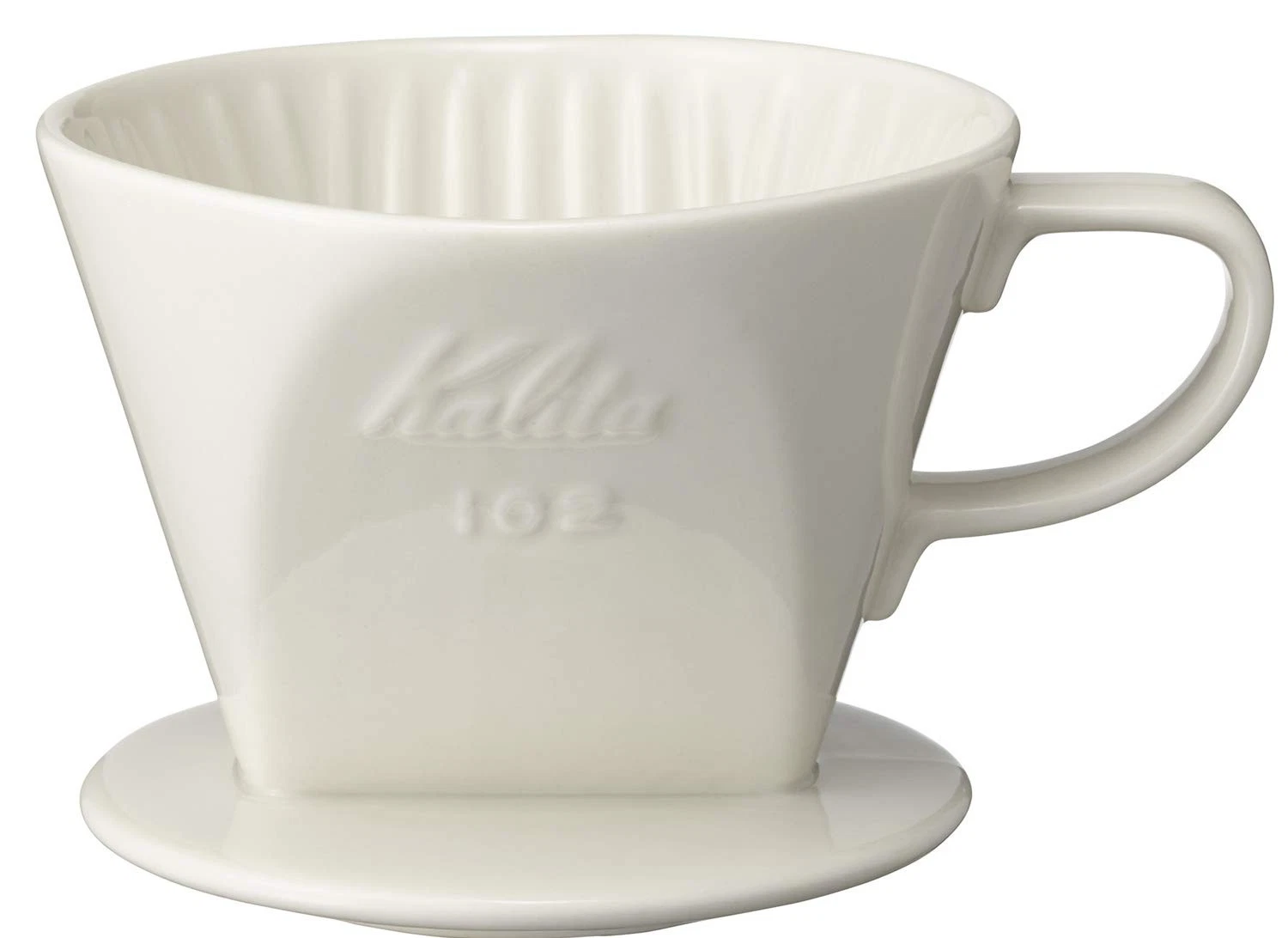 Kalita 102 Ceramic Pour Over Coffee Dripper Cone 4in Diameter Classic Design