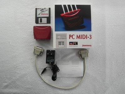Steinberg PC Midi-3 Midi-Interface für Parallel-Port Big Box + OVP TOP Zustand
