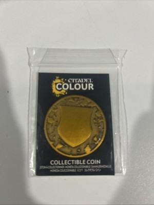 Citadel Colour Collectible Coin-Chaos Space Marine-Ork-Aeldari-Warhammer 40k-AoS