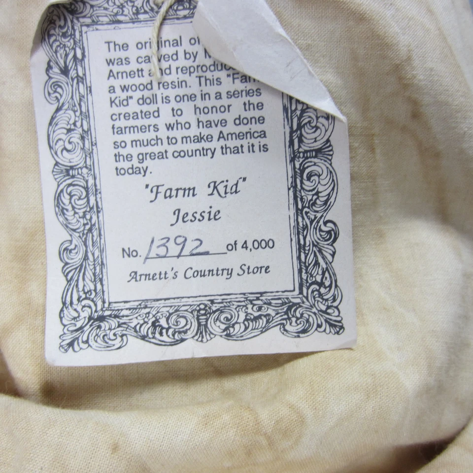 Maynard Arnett's Country Store Vintage Granja Niños Artista Muñeca JESSIE 24 en AA Foto 4 de 4