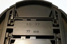 77mm lens front cap (snap on type) all black