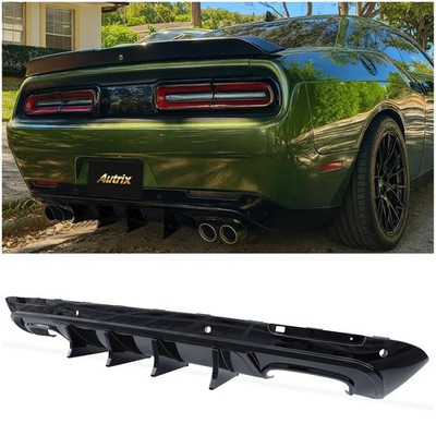 Rear Bumper Diffuser for 2015-2024 Dodge Challenger SRT Hellcat Redeye Scat Pack