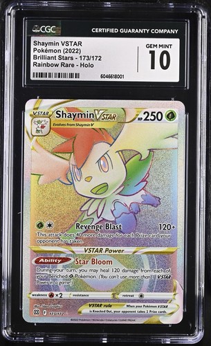 Shaymin VSTAR graded CGC 10 for sale on eBay