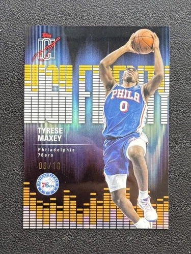 2025 Topps Signature Tyrese Maxey Gold (RAW)
