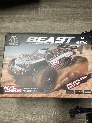 🇺🇸 Brushless 65mph RC Car SG316 Max 4WD 2847 Motor 45a ESC 3s Lipo Upgraded US - Picture 23 of 24