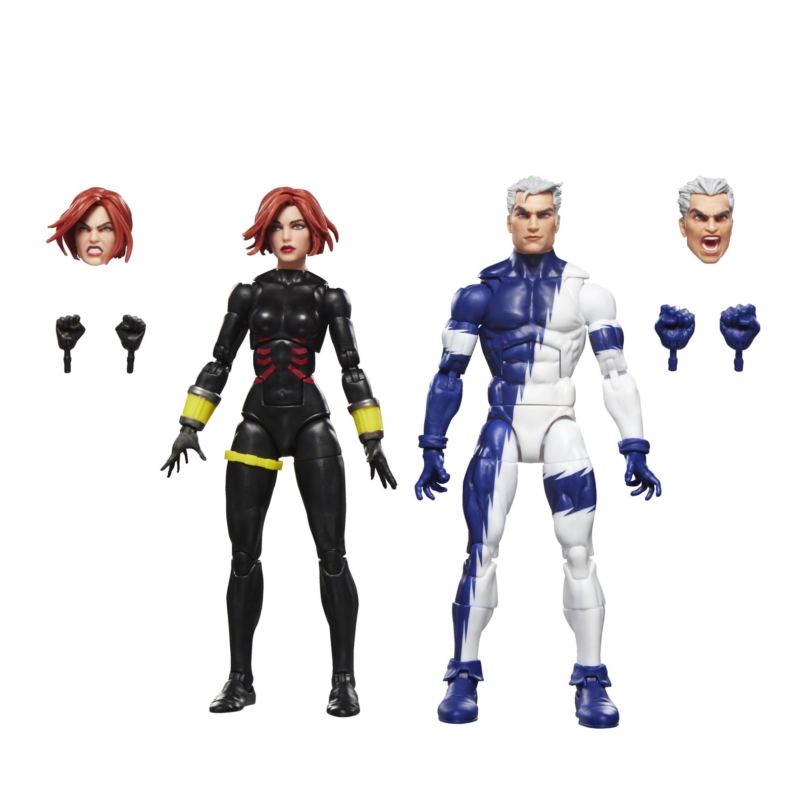 Marvel Legends Series Black Widow & Quicksilver, Avengers: The Crossing Comics