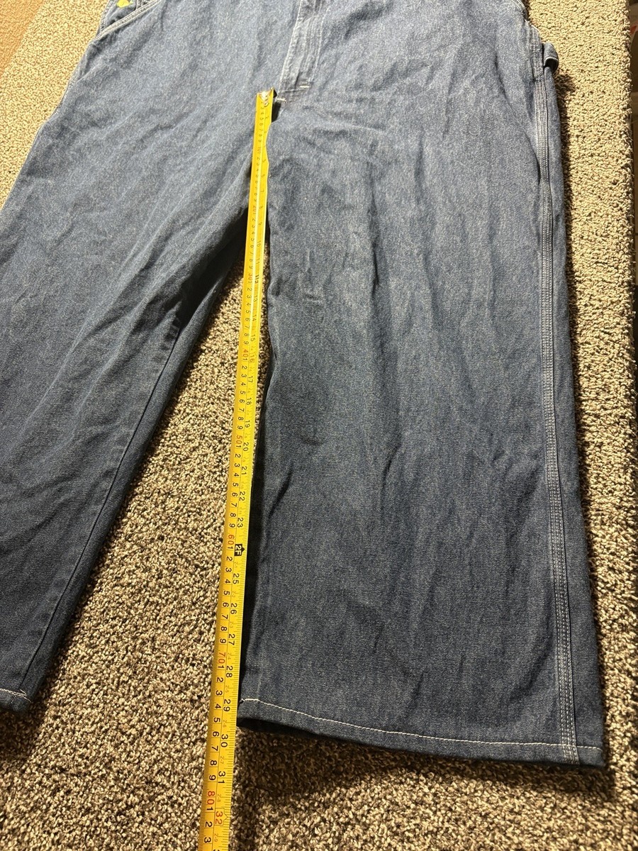 Pointer Brand Overalls Adult 44x29 Denim Bibs LC King Made In USA Vtg View 5