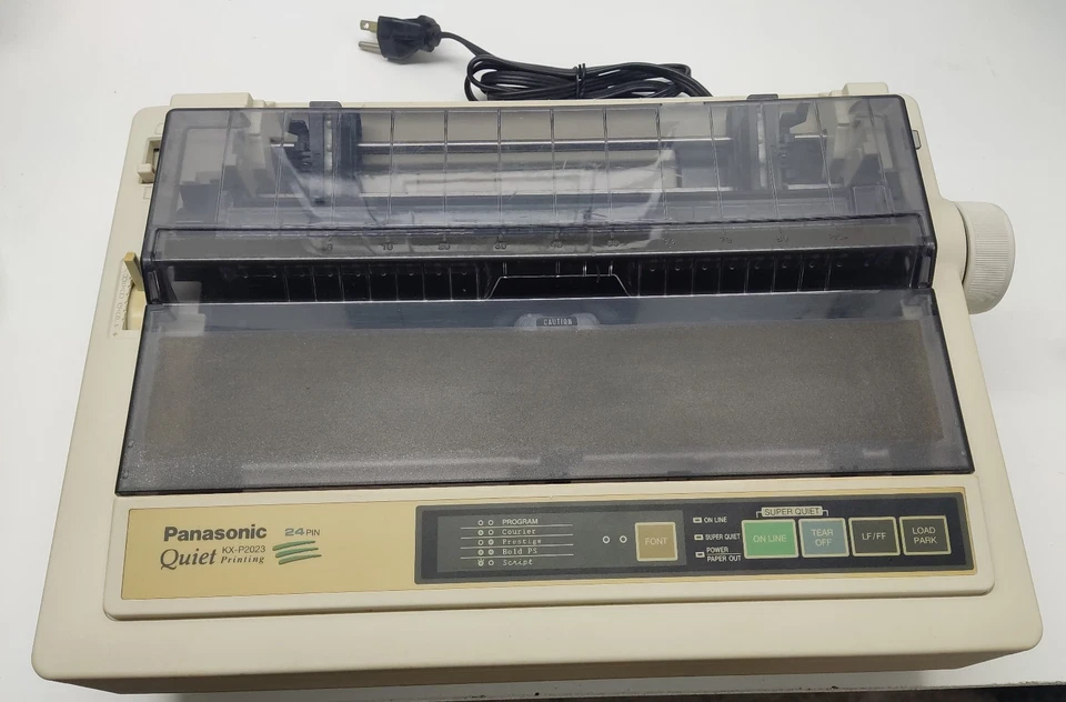 Panasonic KX-P2023 24-Pin Narrow-Carriage Dot Matrix Printer FULLY TESTED - Image 2 of 4