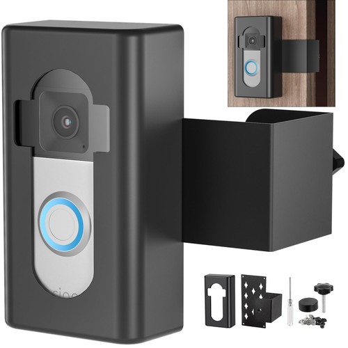 Anti-Theft Video Doorbell Mount,Mount No Drill Bracket Holder Accessories for...