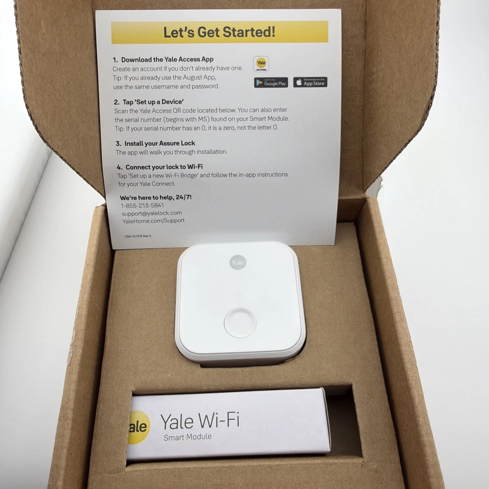 LEER Kit de actualización WiFi de acceso Yale para cerraduras y palancas Assure (AYR202-WF1-KIT) Foto 3 de 3