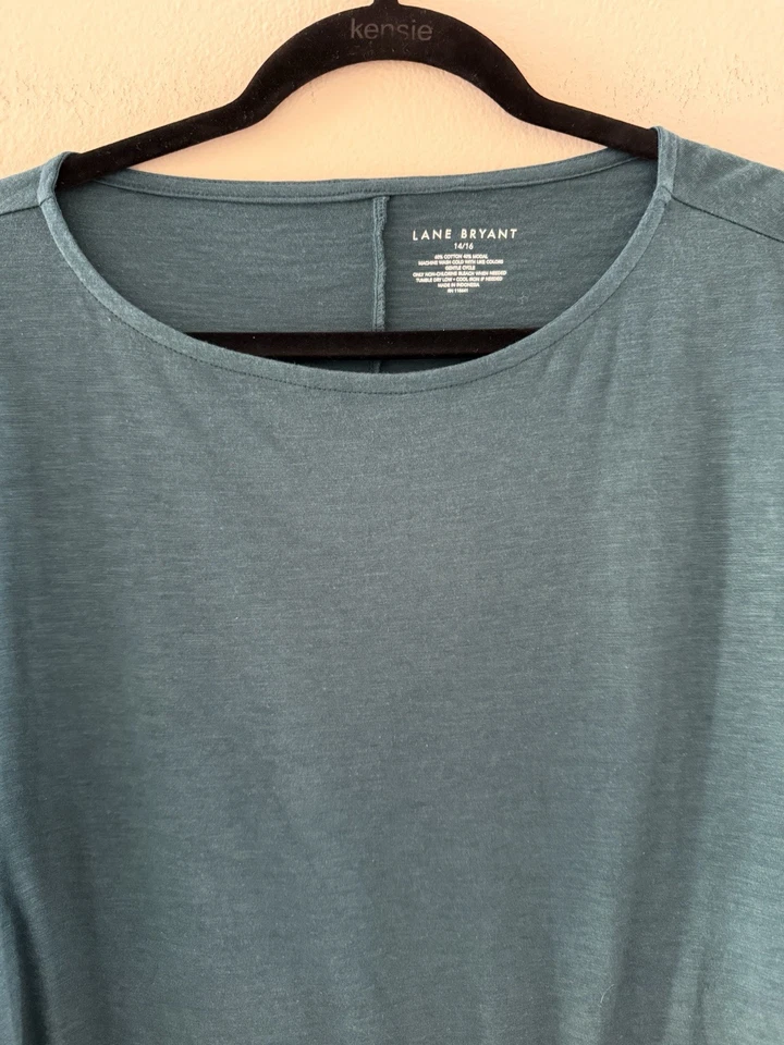 Lane Bryant Women's Green Long Sleeve Size 14/16 - Image 3 of 4