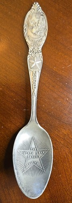 #ad #ad Antique Sterling Silver North Star Benefit Association NSBA Souvenir Spoon 29g $84.99